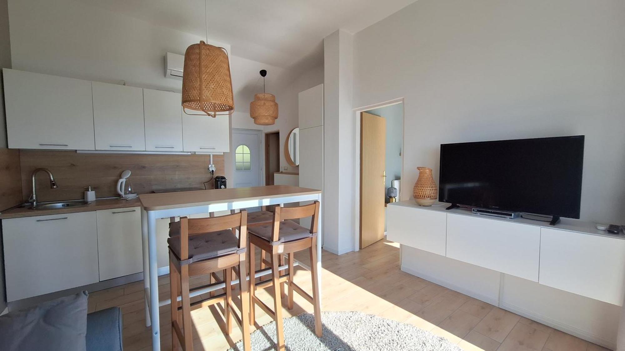 Ferienwohnung Mit 180° Meerblick Dobreć Екстериор снимка